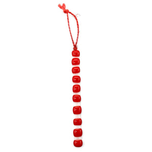 SALE - Peppermint Stick Ornament By TommyGunGlass