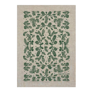 Pine Cones Linen Tea Towel By Square Love