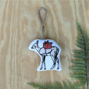 SALE - Plush Deer Ornament By ilikesara | art + goods