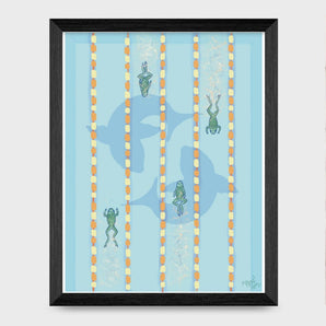 Pond Practice 8.5x11 Print By Ren Design