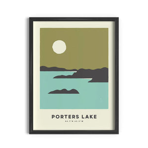 Porter’s Lake 9x12 Print By Osgoode Company