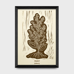 Sacred Medicine Series - Tobacco 5x7 Print By Odyssean Press