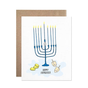 SALE - Happy Hanukka Card By Hartland Cards