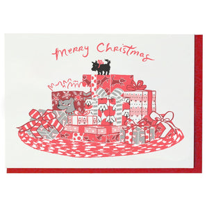 SALE - Puppy’s Gifts Christmas Card By Smudge Ink