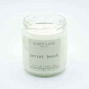 Secret Beach 8oz Soy Candle By Alben Lane