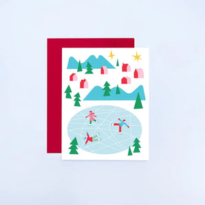 Skating Rink Card By Petit Happy