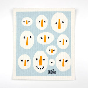 Snowman Swedish Dish Cloth By Square Love