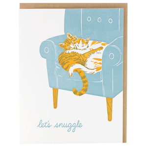 Snuggle Cats Love Card By Smudge Ink