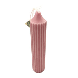 Solid Pillar Soy Wax Candle (various colours) By Bizarre