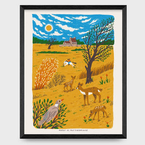 Spring in the Field 12x16 Print By Midnight Oil