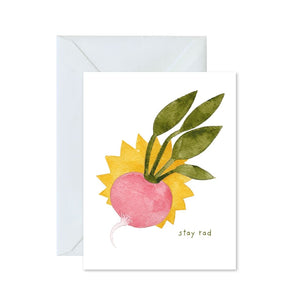 Stay Rad Card By Lucky Sprout Studio