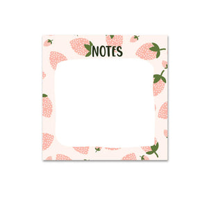 Pink Strawberry Sticky Notes