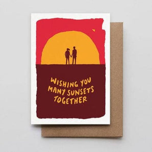 Sunset Love Card By Hammerpress