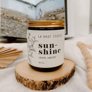 Sunshine 9oz Candle By La Haut Studio