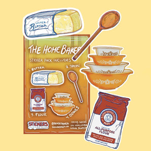 The Baker Sticker Pack By Ren Design