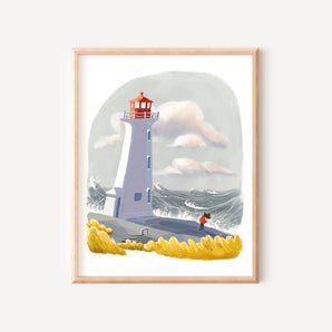 Visit To Peggy’s Cove 11x14 Print By Julep and Trubbs Studio