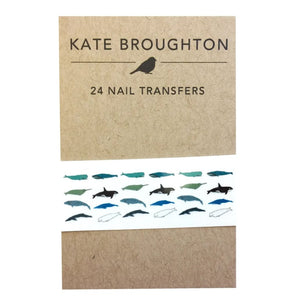 Whale Nail Art Transfers By Kate Broughton