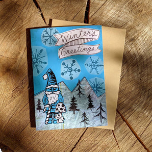 SALE - Winter’s Greetings Card By ilikesara | art + goods