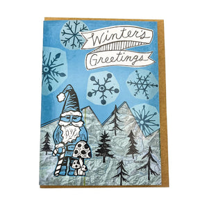 SALE - Winter’s Greetings Card By ilikesara | art + goods