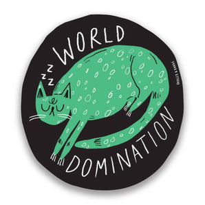 World Domination Sticker By Badger & Burke