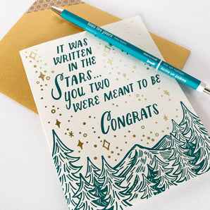 Written In The Stars Foil Card By Paper Parasol Press