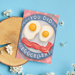 You Did Eggcellent Card By Lucky Sprout Studio