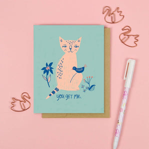 You Get Me Card By Dream Folk Studio