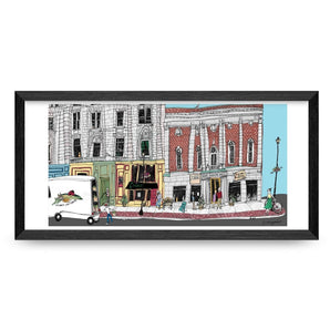 Barrington Street 22x10 Print By Emma FitzGerald Art &