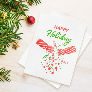 SALE - Christmas Cracker Card By Inkwell Originals