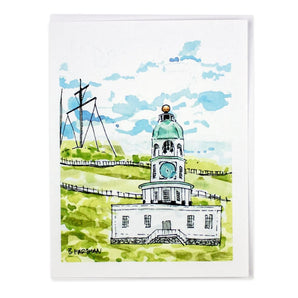 Citadel Hill Clock Card by Bard