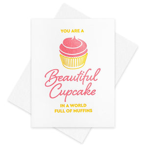 Cupcake Muffin Card 5 Pack By Inkwell Originals