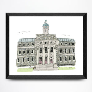 Dalhousie University 11x8.5 Print By Emma FitzGerald Art &