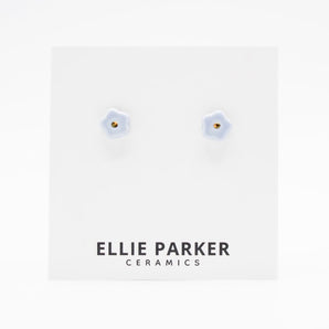 Gold Accent Flower Studs (various colours) By Ellie Parker