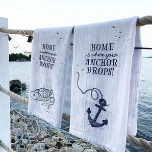 Home/Anchor Tea Towel By The Far Away Shop