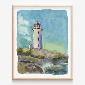 Janna Wilton Peggy’s Cove 11x14 Print By Art