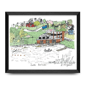 Lake Banook 11x14 Print By Emma FitzGerald Art & Design