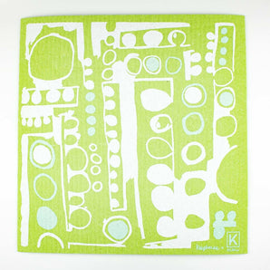 Large Swedish Dishcloth - Collage (various colours)