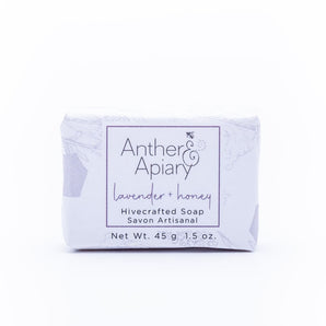 Lavender & Honey Mini Soap By Anther Apiary