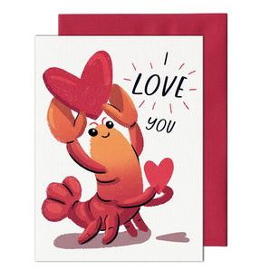 Lobster Love Card By Pencil Empire