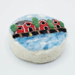 Lunenburg Skyline Felted Soap By Magic of Wool