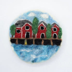 Lunenburg Skyline Felted Soap By Magic of Wool