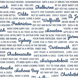 Maritime Sayings Tea Towel By The Far Away Shop