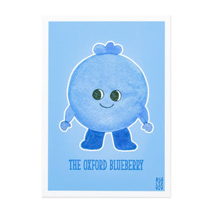 Oxford Blueberry 5x7 Print By ASHLIZVIV