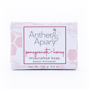 Pomegranate & Honey 3.5oz Soap By Anther Apiary