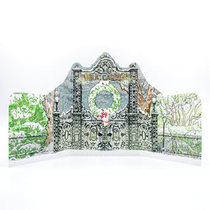 Public Gardens Gatefold (Winter) Card By Bard