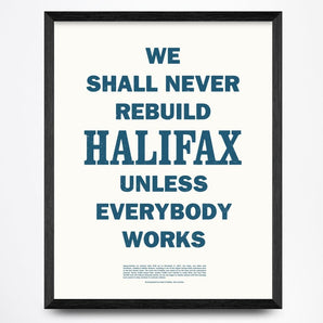 Rebuild Halifax 16x20 Poster By Inkwell Originals