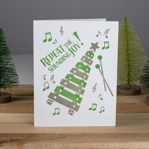 SALE - Repeat the Sounding Joy Card By Inkwell Originals