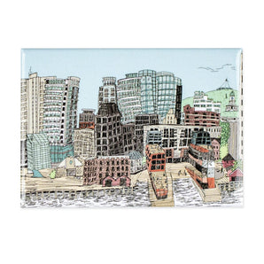 Skyline Magnet By Emma FitzGerald Art & Design