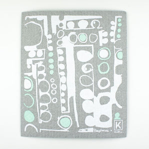 Small Swedish Dishcloth - Collage (various colours)