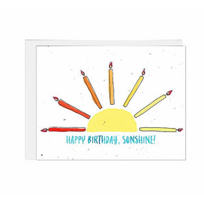 Sunshine Birthday Seed Card By Jill & Jack Paper